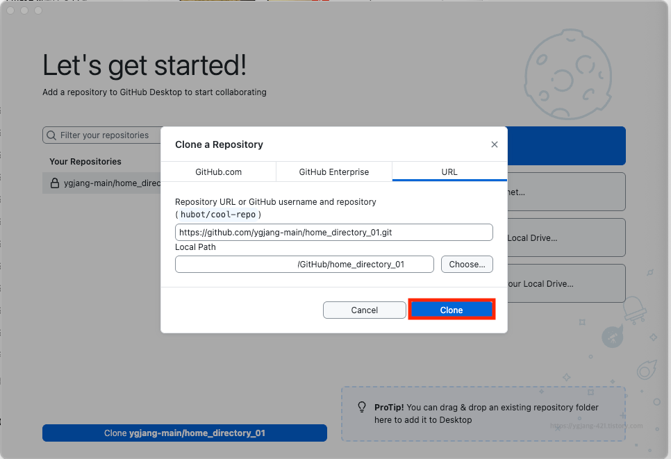 clone configuration